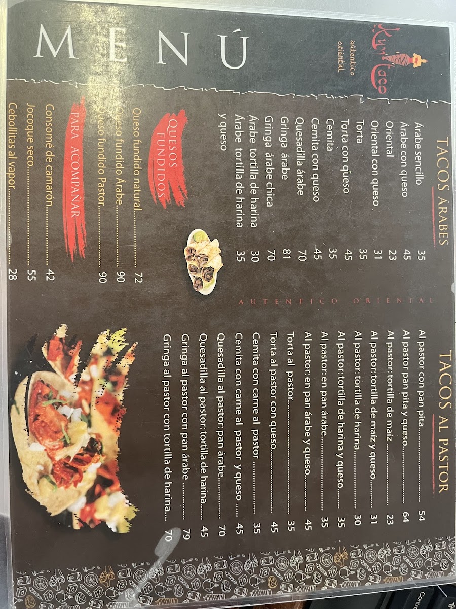 Kun Taco Menu - Image 4